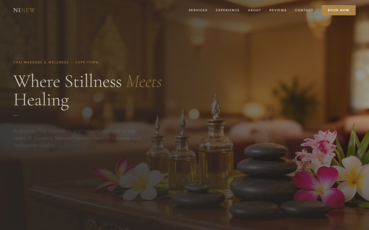 NiNew Thai Massage live website