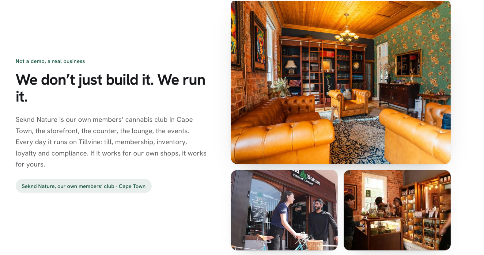 Founder-operated business running on TillVine